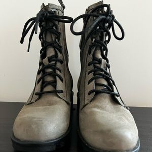 Waterproof Sorel moto/combat boots